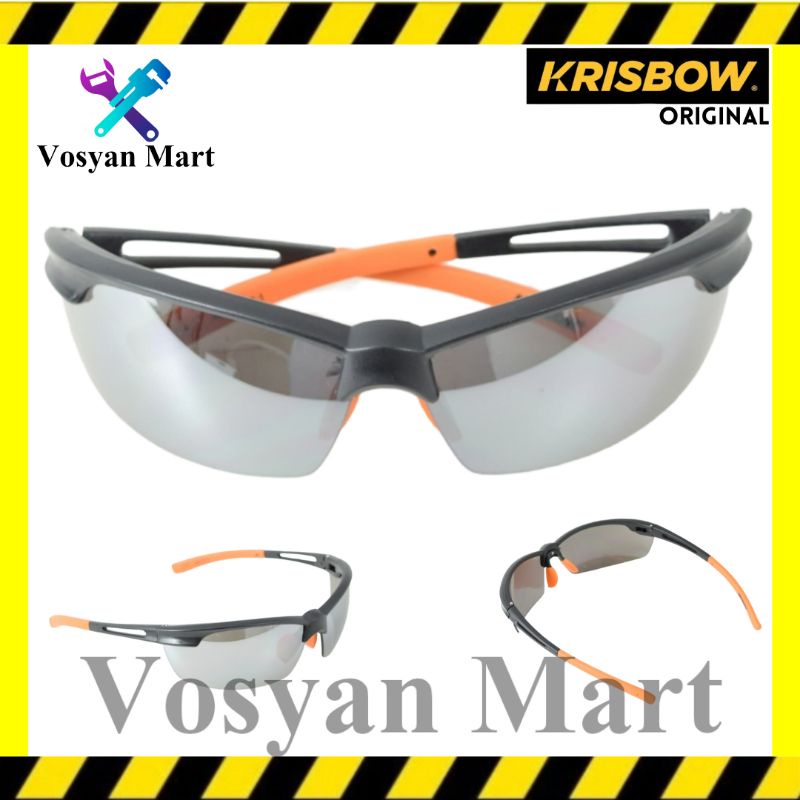 Krisbow Kacamata Safety Nosepad || Kacamata Safety Krisbow Nosepad || Safety Glass Krisbow