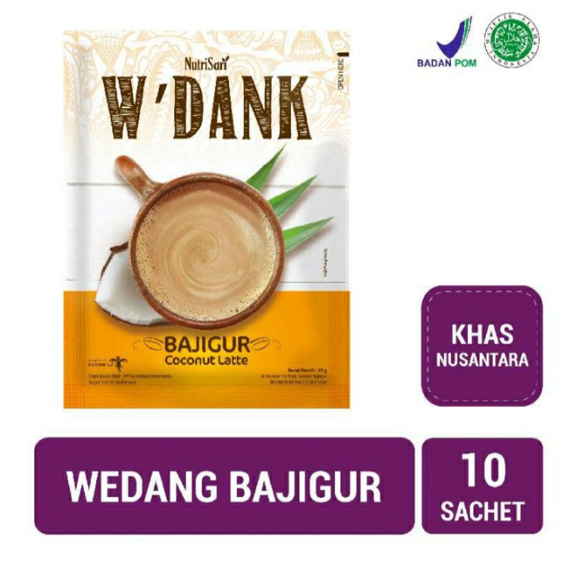 Nutrisari w'dank bajigur 10's