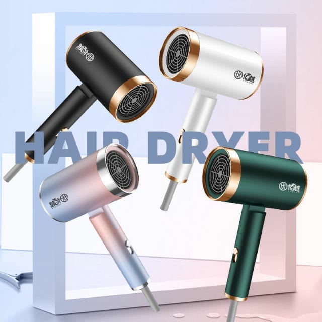 [Saucezhan]Hair Dryer Pengering Rambut Premium Suhu Rendah  Suhu Radiasi Rendah 220-240 V