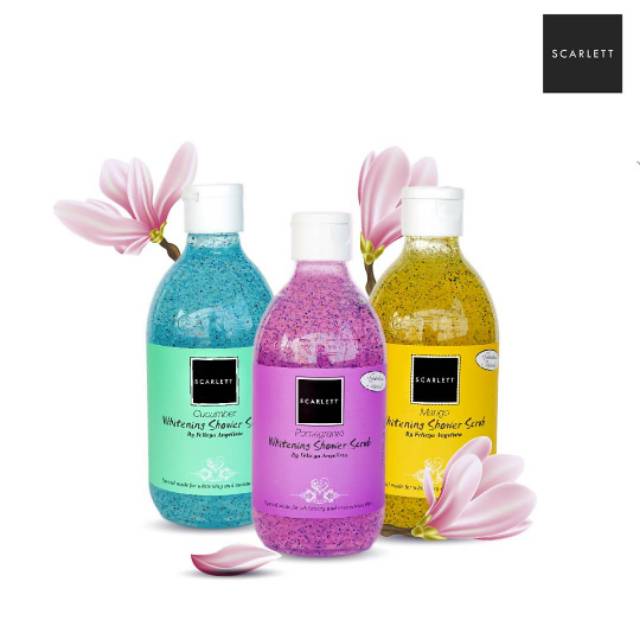 SCARLETT WHITENING SHOWER SCRUB - BODY SCRUB SCARLETT