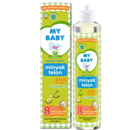 My Baby Minyak Telon Plus 8Jam 150ml Mybaby