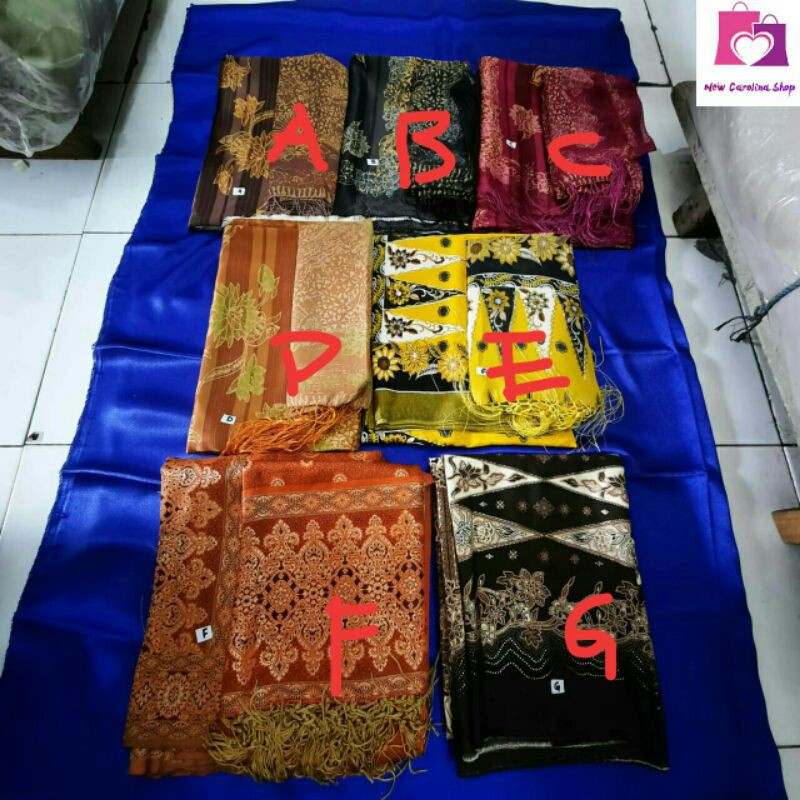 Set kain sarung kebaya tanpa / dengan selendang 2in1