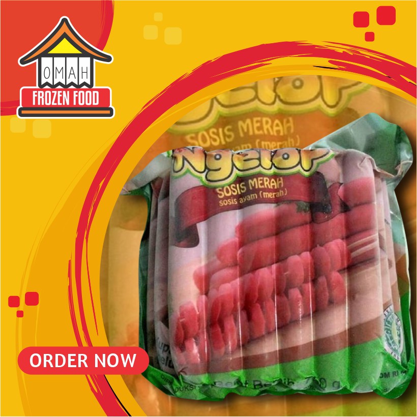 

Ngetop Sosis Ayam Merah isi 20 (NON COD DAN REGULER DILUAR KOTA SOLO)