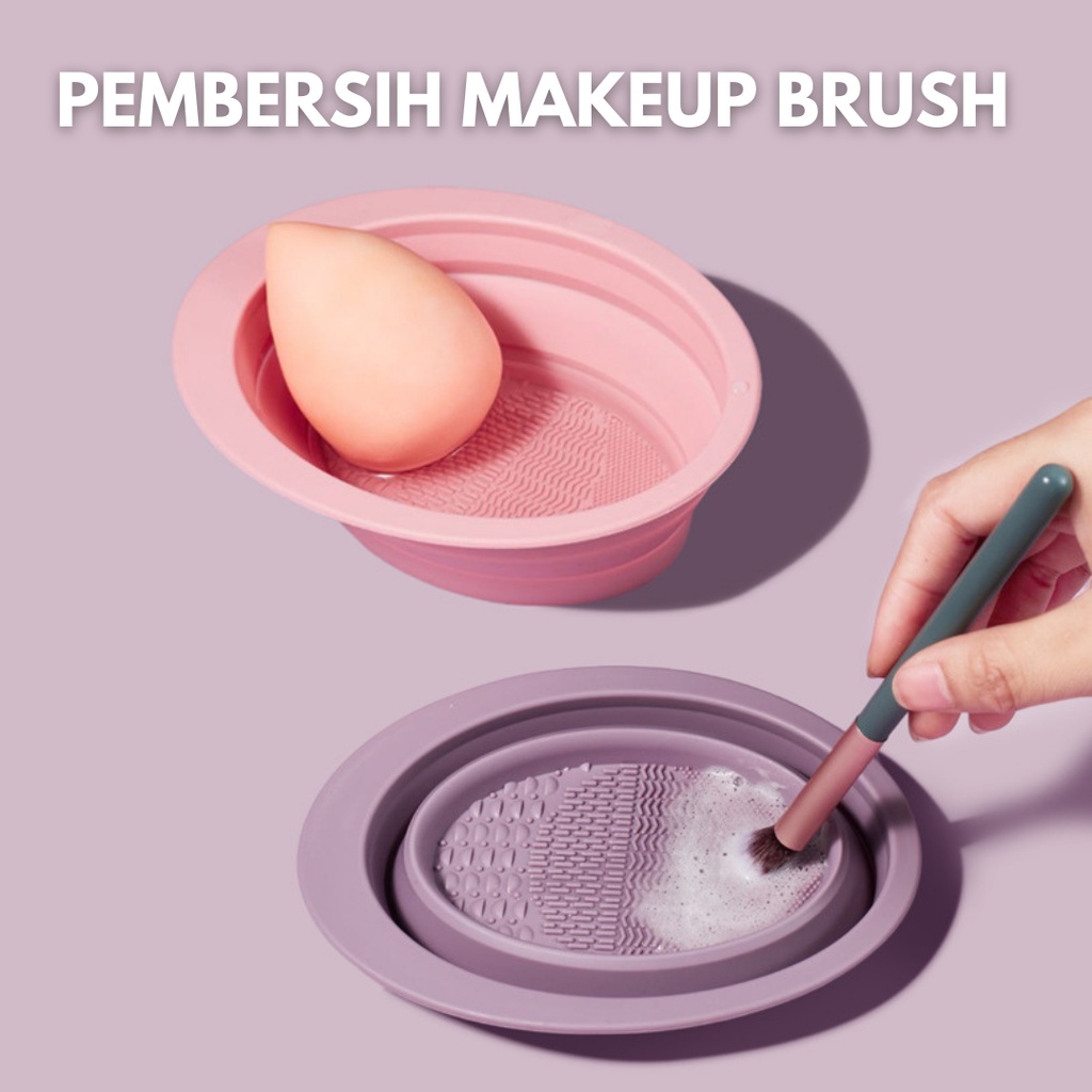 Citadeal - Pembersih Makeup Brush, Silicone Pad, Papan Silikon Pembersiah Kuas Makeup