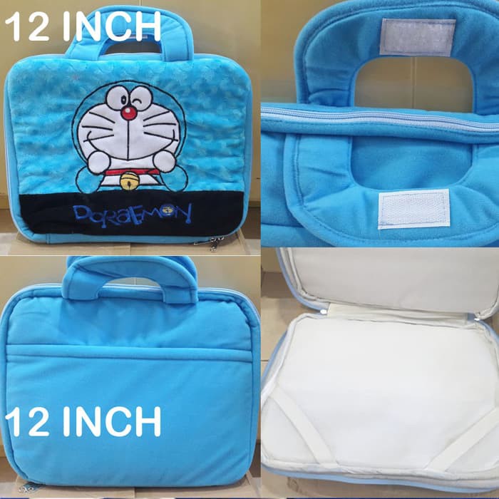 Tas Laptop Note book Notebook 12 " in Inch - Doraemon