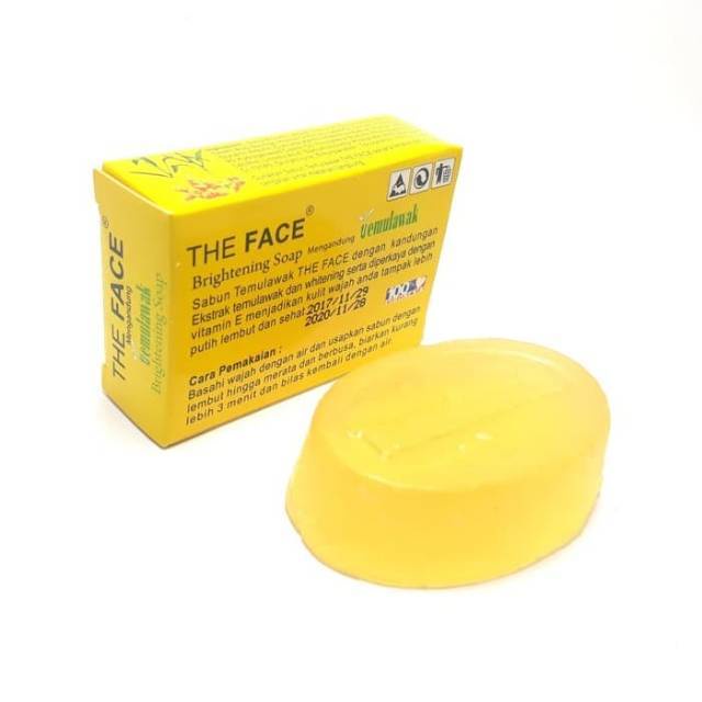 PALING DI CARIK!!!! THE FACE Sabun TEMULAWAK 60g BPOM / Perawtan Wajah / Pembersih wajah