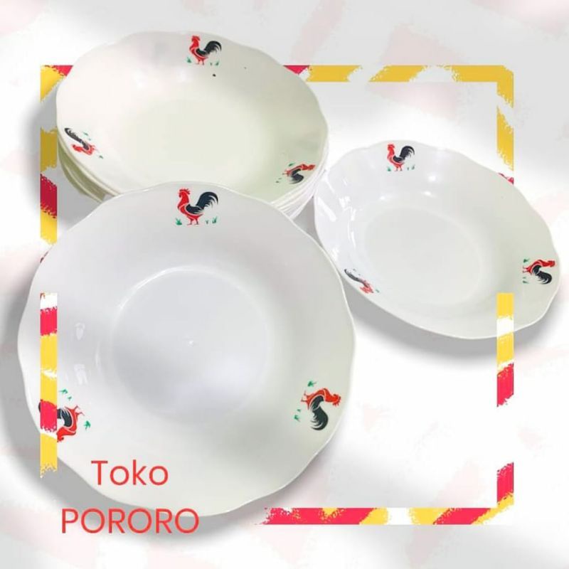 piring jago plastik / mangkuk jago plastik / mangkok plastik / gelas jago