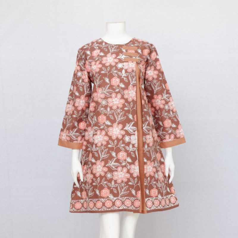 Tunik batik kerja modern