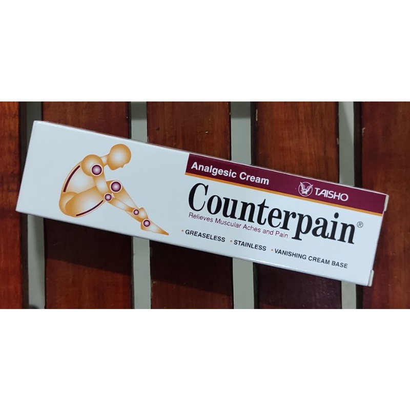 Counterpain Cream 60 Gram / Pereda Pegal Linu / Nyeri Otot