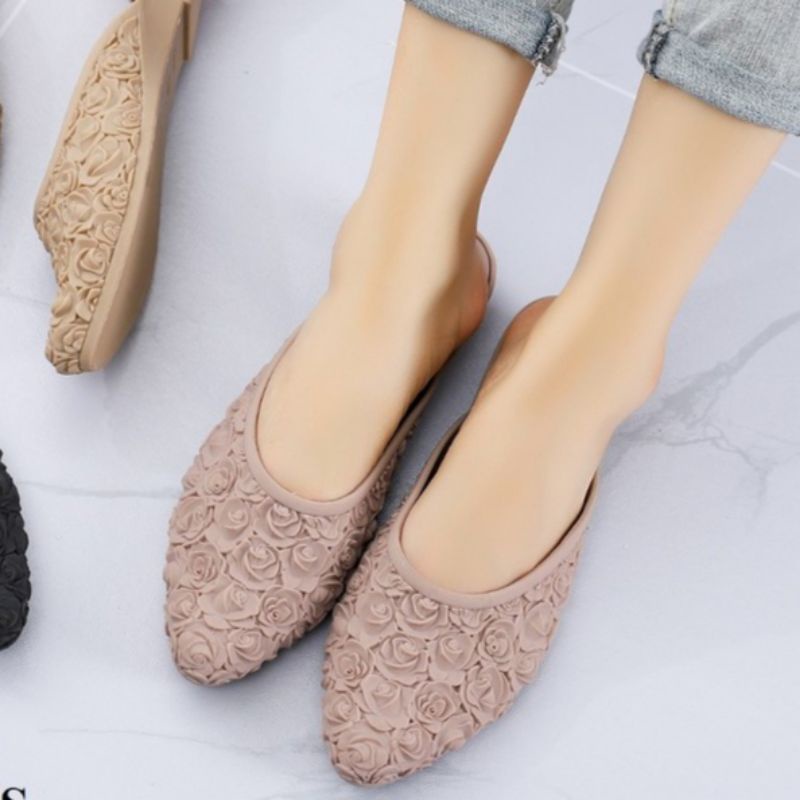 SANDAL SEPATU KARET JELLY PORTO GLS ROSE(36-40)
