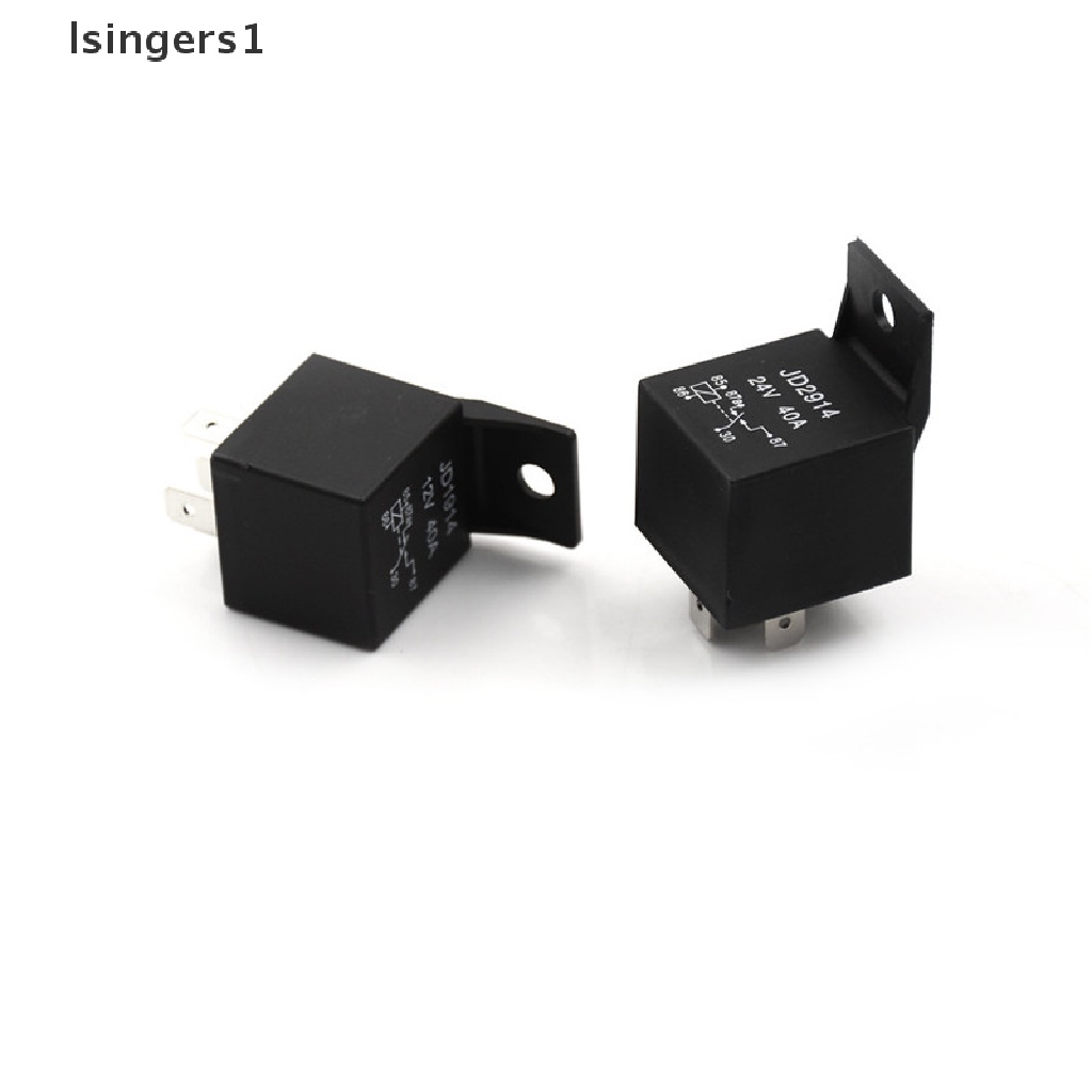(lsingers1) Relay 5-Pin 40A DC 12V / 24V Untuk Lampu Depan Mobil