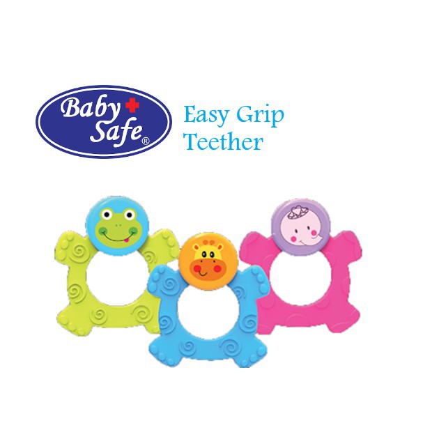 Baby Safe Easy Grip Rubber Teether TT003