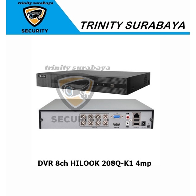 DVR 8ch HILOOK 208Q-K1 4mp