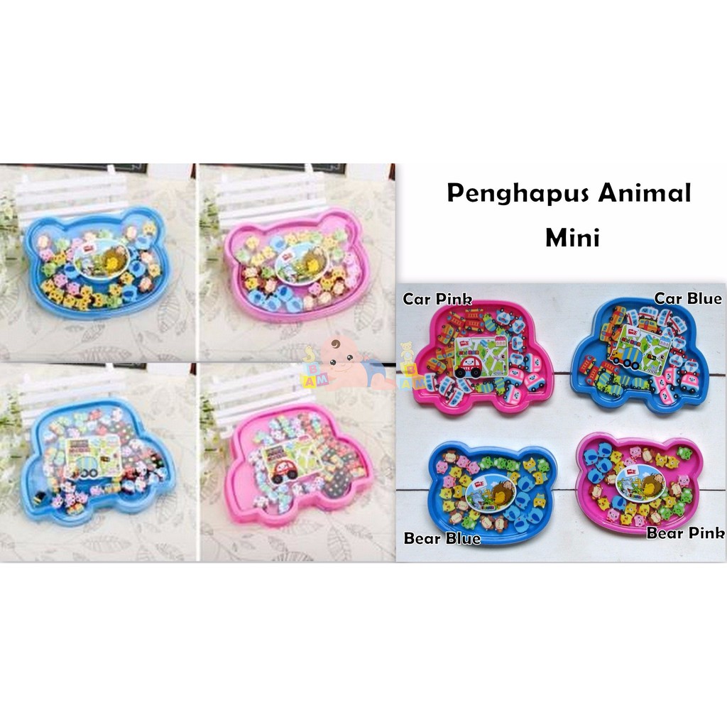 

Penghapus Mini Binatang - Mobil - Penghapus Animal Mini