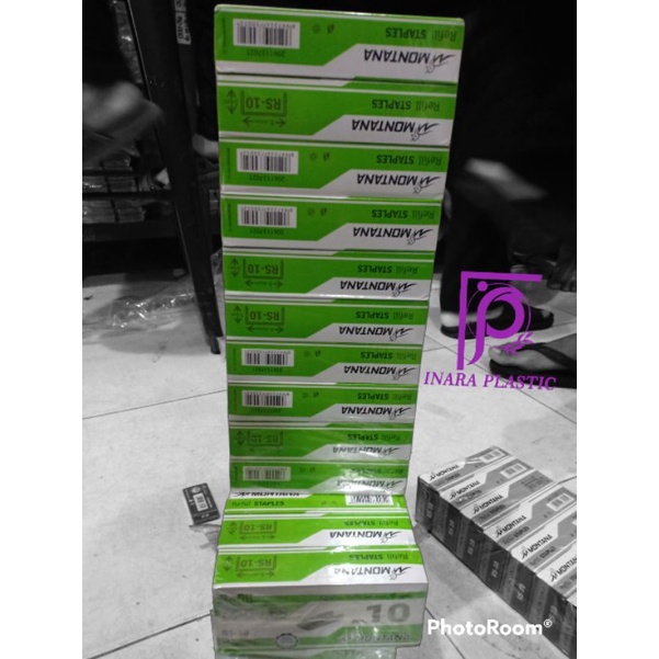 

ISI STAPLER/REFFIL STAPLER MOUNTANA /ISI HEKTER /ISI JEPRETAN /ISI STAPLES MOUNTANA NK-10
