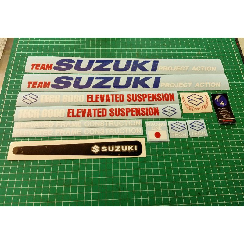 stiker sepeda Suzuki tech 6000