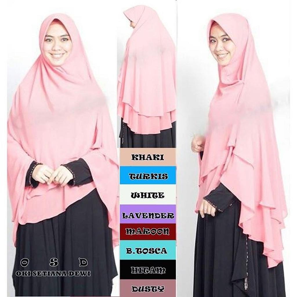 Khimar OSD Jumbo Oki Setiana Dewi Shopee Indonesia