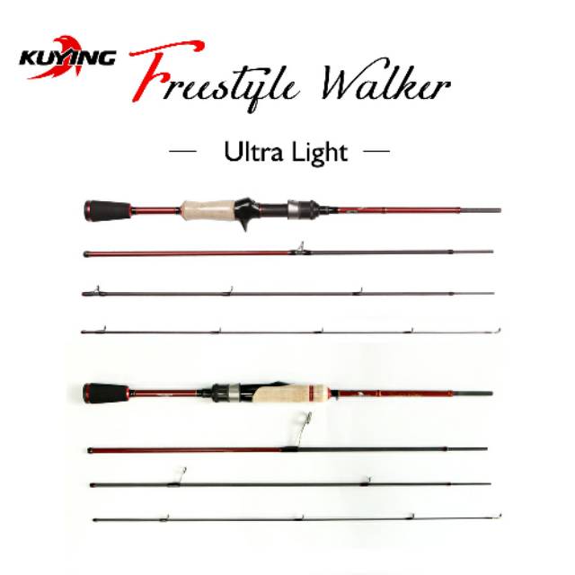 Rod Joran Casting Kuying Freestyle Walker 604UL pack pvc