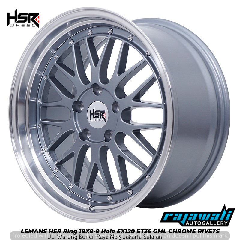 Velg Mobil Murah HSR LEMANS BBS LM RING 18 R18 - BMW VW TOUAREG MINI COUNTRYMAN