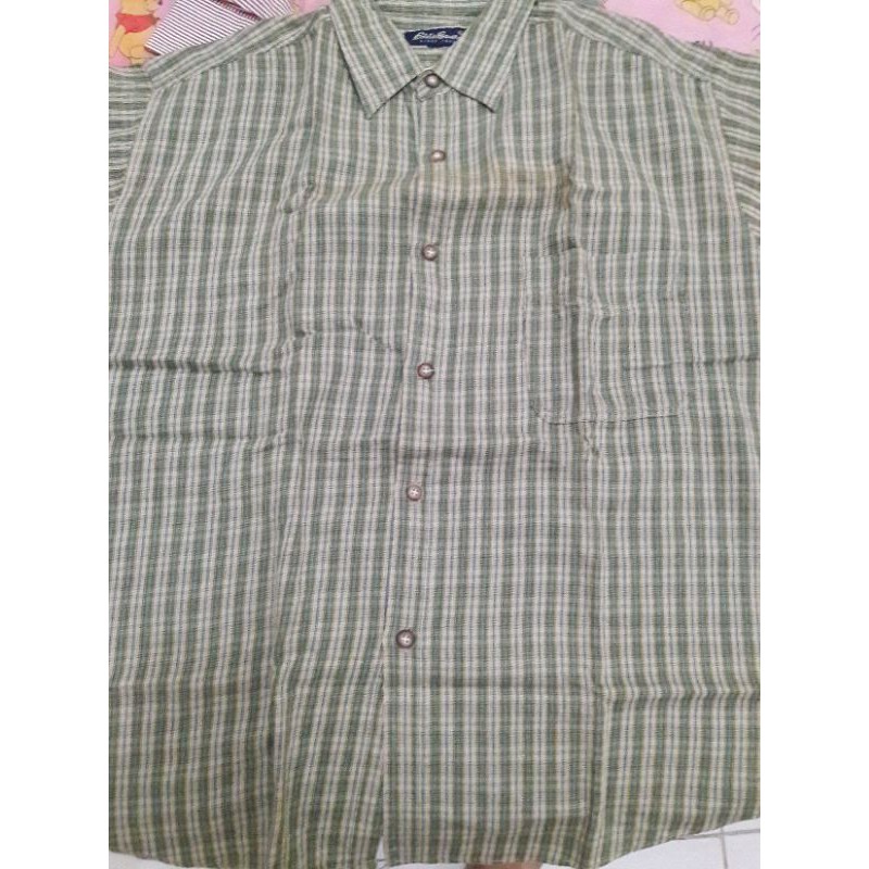 Kemeja Pria Eddie Bauer& Jeana Amco& Kemeja biru