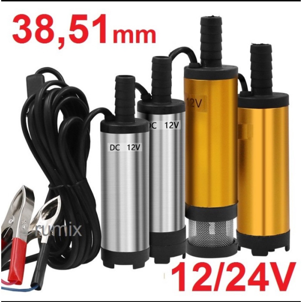 Pompa minyak celup submersible DC 12V-24V