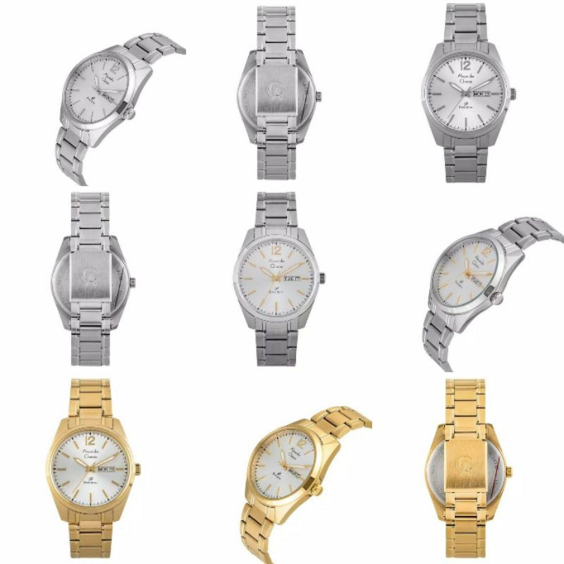 OBRAL SALE TERMURAH Jam Tangan Pria Alexandre Christie AC 1012 ac1012 Primo Steel Original 40mm