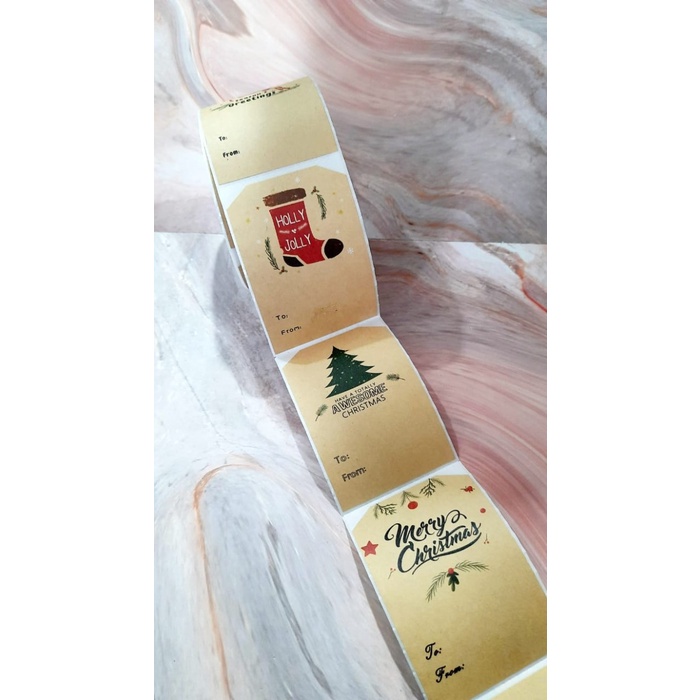 

Sticker Christmas / Sticker Natal 7.5 x 5 cm