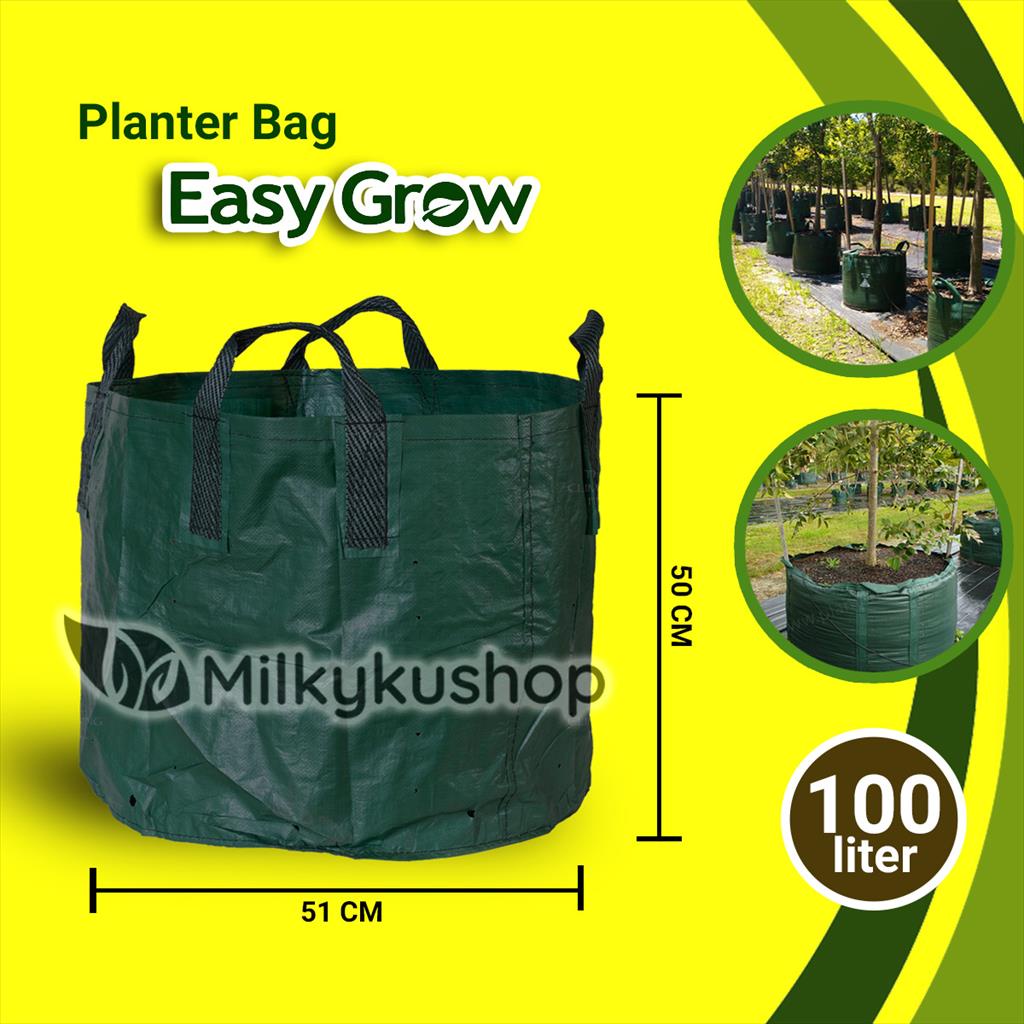 PLANTER BAG EASY GROW STANDAR 100 LITER - HIJAU