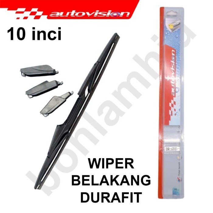 Wiper Belakang NEW BRIO AUTOVISION DURAFIT REAR Wiper Blade
