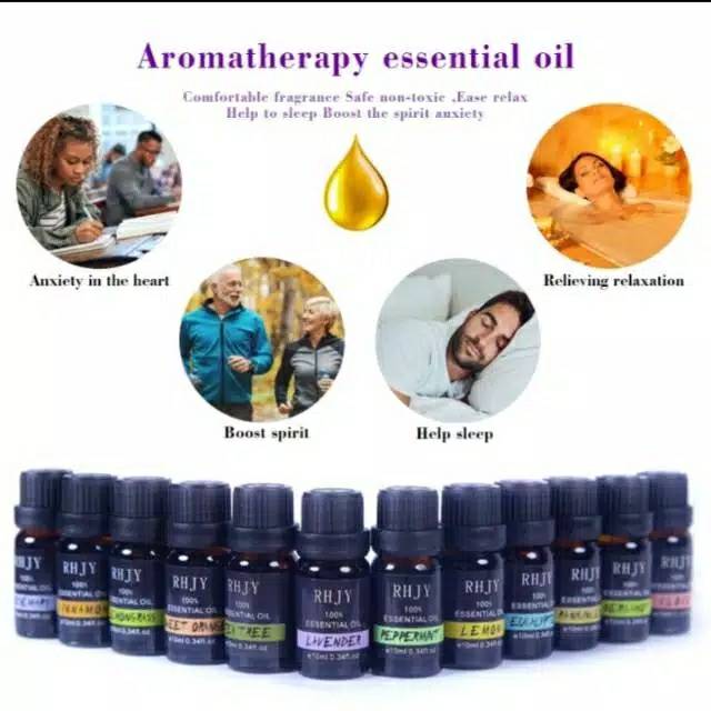 [10ml] Essential Oil Humidifier Oil Aromatherapy RHJY 10 ml