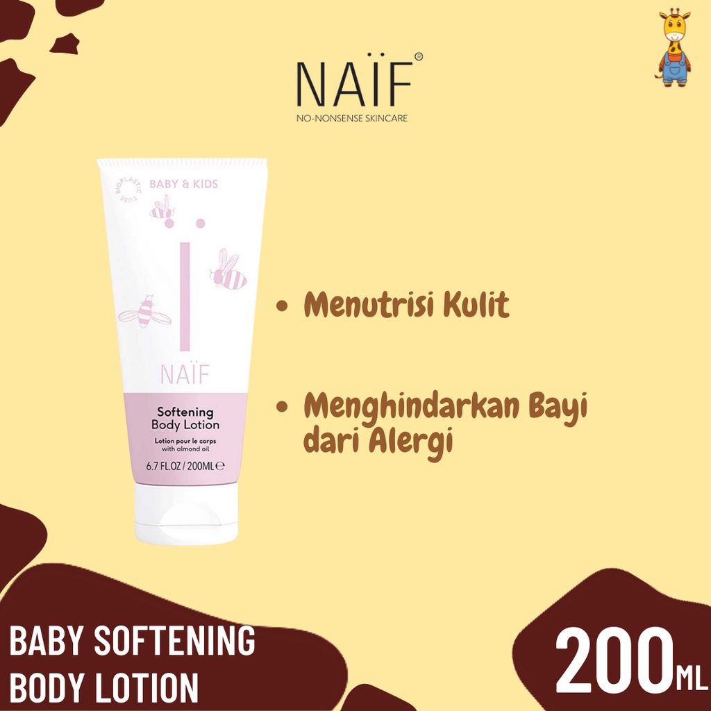 Naif Baby Softening Body Lotion 200ML - Lotion Baby