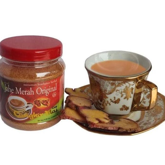 

minuman herbal jahe merah cap cangkir mas