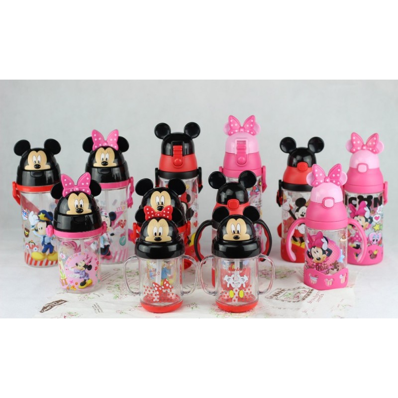 Botol Minum Karakter Mickey Minnie Drinking Bottle Water BPA Free Anti Bocor 4155/4156 580ml