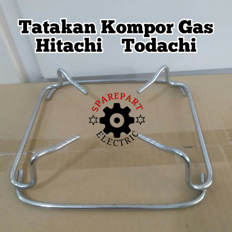 TATAKAN KOMPOR GAS HITACHI TODACHI TDC DUDUKAN STAINLESS