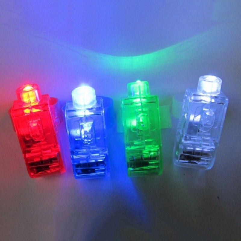 mainan senter jari flash light finger 4pcs / mainan anak murah / senter hias / senter tangan