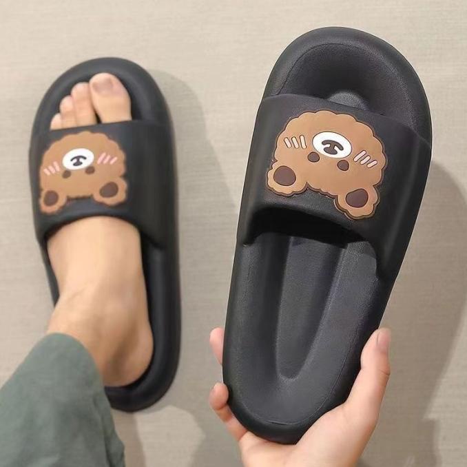 Best Product Sandal Wanita Flip Flop J2233 / Sandal Wanita Slip On Bear Cookies - Paling Dicari