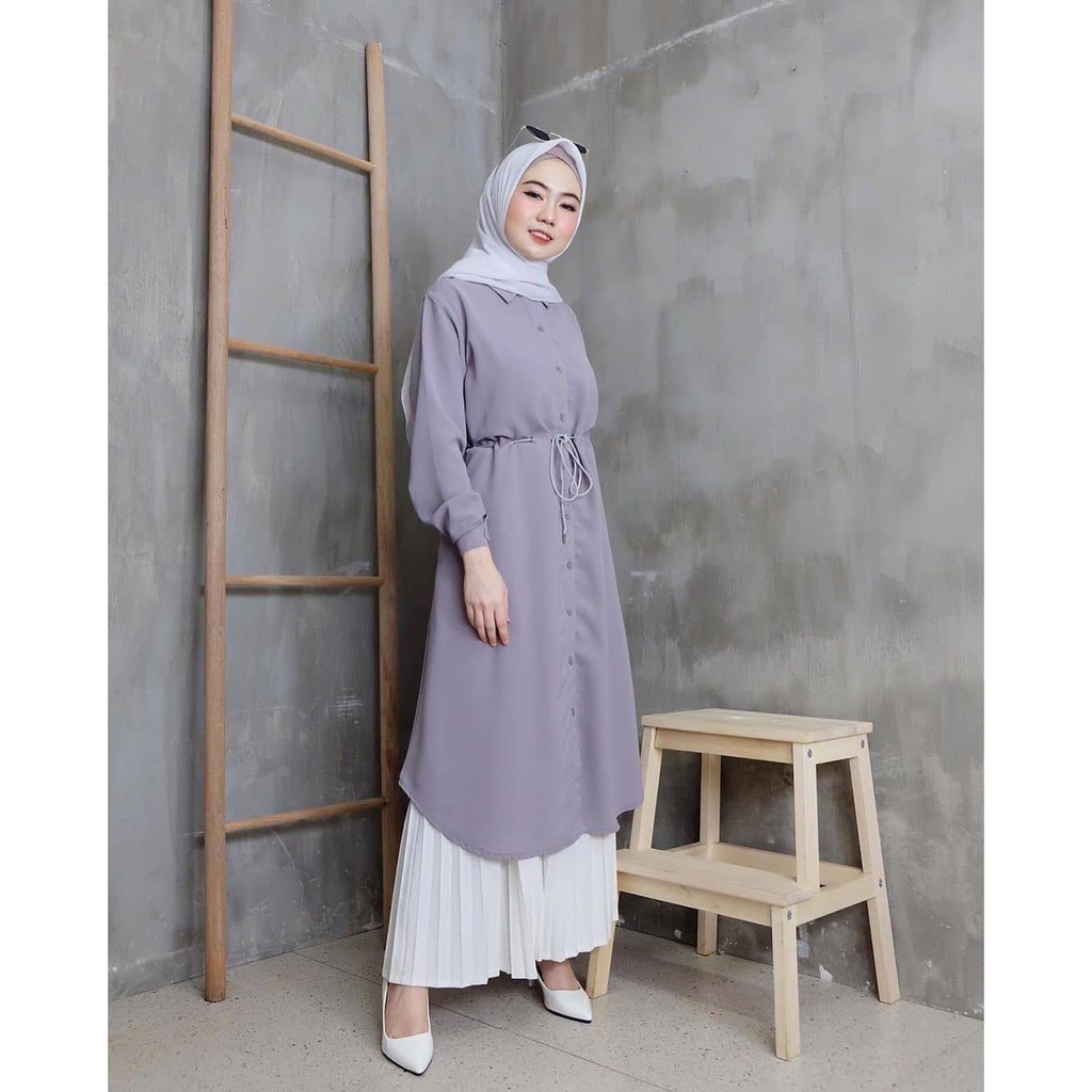 NORAH TUNIK BAHAN MOSSCRAPE Tunik Wanita Terbaru 2020 Tunik Wanita Jumbo Atasan Tunik Wanita Tunic