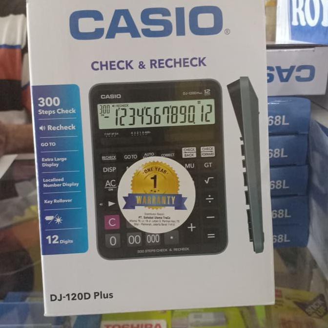 

HOT SALE Kalkulator Casio DJ-120D plus Terjamin