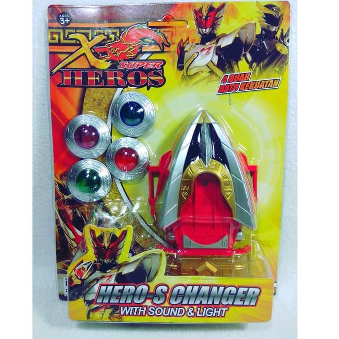 [KODE BARANG 9908] JAM TANGAN CHANGER SATRIA GARUDA BIMA X / JAM TANGAN BIMA X SUPERHERO CHANGER MAI