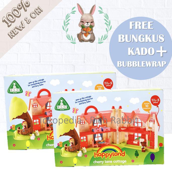 Elc Happyland Cherry Lane Cottage Mainan Rumahan Anak Early Learning - Termurah 