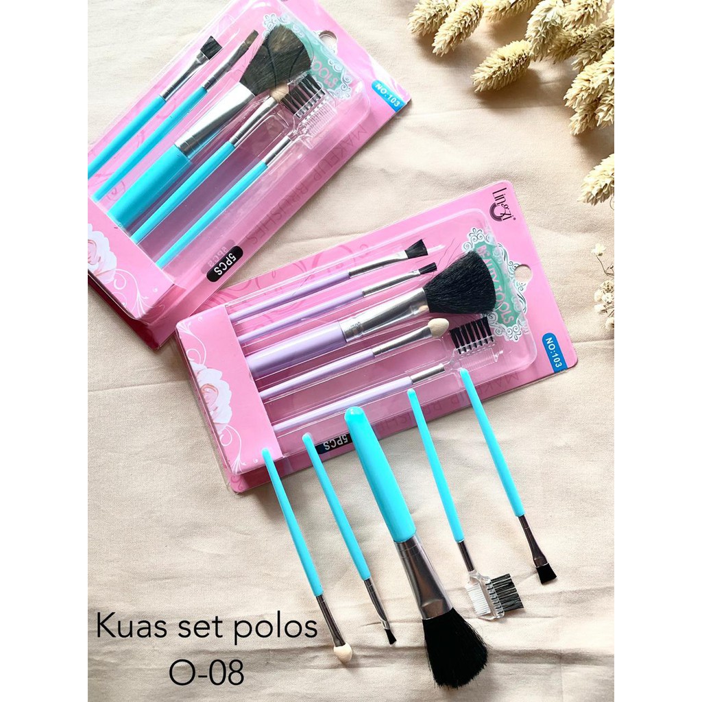 KUAS MAKE UP SET ISI 5 / MAKE UP BRUSH SET