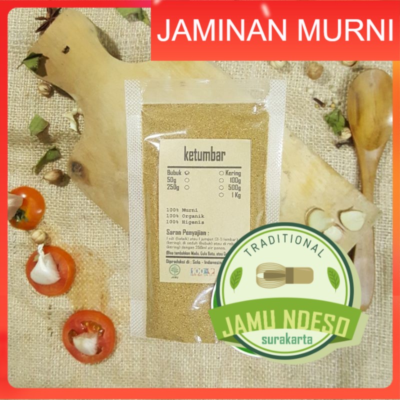

KETUMBAR BUBUK 250 GRAM - Coriandrum Sativum - MURNI - JSR - REMPAH - PREMIUM QUALITY
