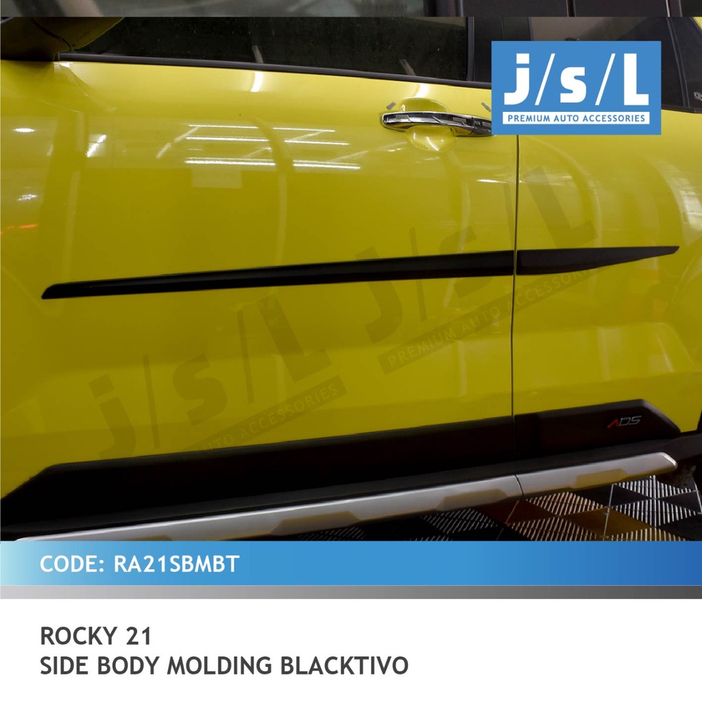 SIDE BODY MOULDING ROCKY 2021 BLACKTIVO