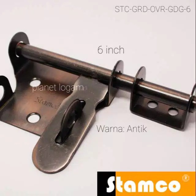 Grendel Slot Pintu Jendela Overfall Gudang Uk. 6 Stamco