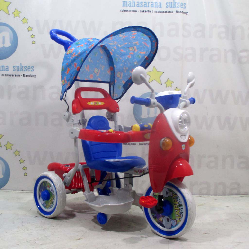  Sepeda  Roda Tiga Anak  PMB T05 Scoopy 1  3 Tahun  Musik 