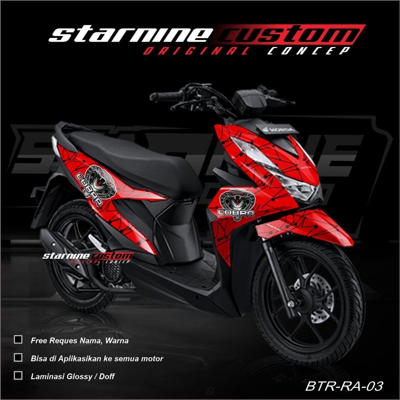 decal beat street duluxe decal beat 2020-2021 full body beat cobra