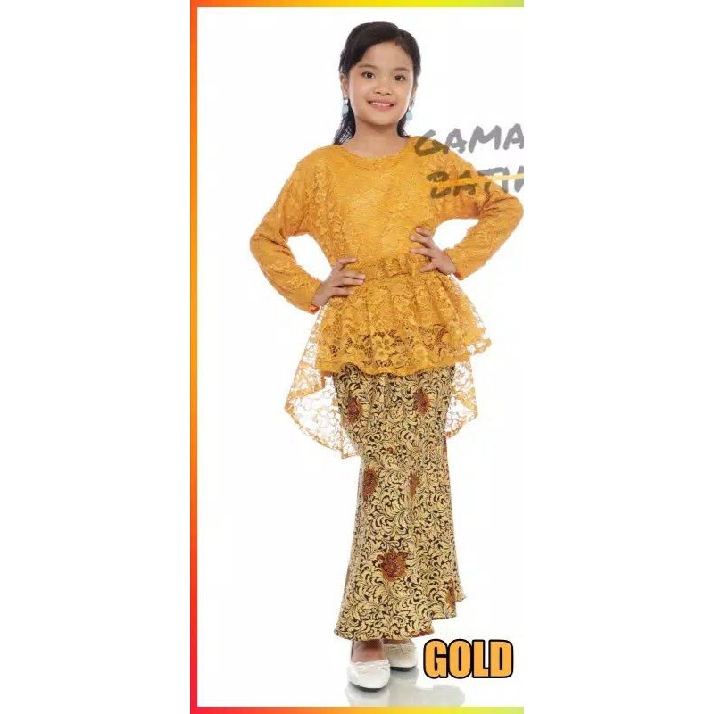 [COD]SETELAN KEBAYA ANAK/AURORA BRUKAT ANAK/KEBAYA LUCU/KEBAYA PESTA