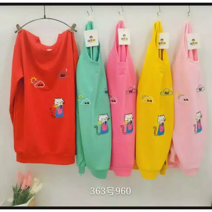 SWEATER ANAK 5 - 10 TAHUN / Baju Anak Import tangan panjang // Kaos Anak Perempuan Lengan Panjang