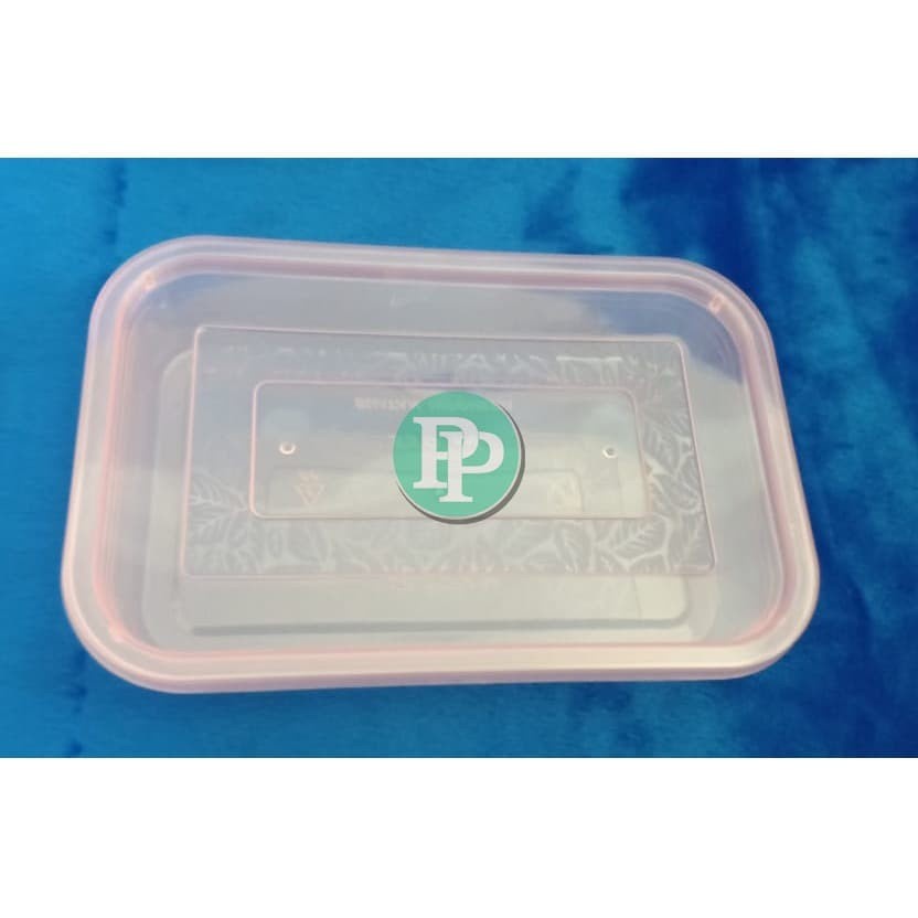 Food Container/LunchBox Plastik/Kotak Makan Microwave Batik 350ML