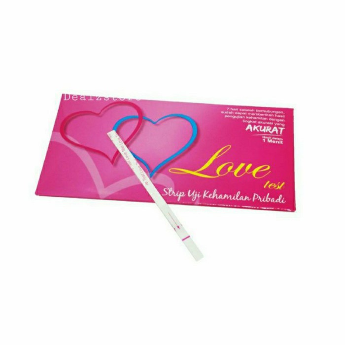 Hamil-Ibu-Nutrisi- Tes Kehamilan Test Pack Merk Love / fertility test kit / pregnancy test kit /Love